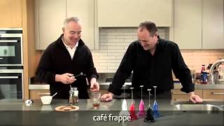 How to make a frappé coffee using an aerolatte milk frother [upl. by Kaspar]