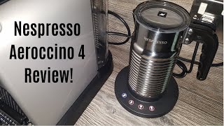 Nespresso Aeroccino 4 Milk Frother Review  Worth upgrading from the Aeroccino 3 [upl. by Ylicic]