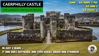 Caerphilly Castle  The Largest in Wales 2nd in Britain [upl. by Eissak]