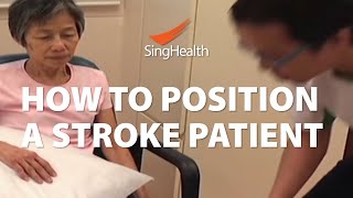 How To Position A Stroke Patient [upl. by Teerpnam149]