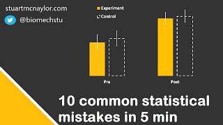 Ten Statistical Mistakes in 5 Min [upl. by Rimidalb810]