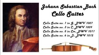 Johann Sebastian Bach  Cello suites in 432 Hz great for reading or studying [upl. by Macmillan212]