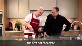 How to make a hot chocolate using an aerolatte milk frother [upl. by Etnuaed960]