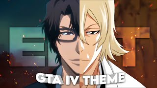 Aizen x Urahara  GTA IV Theme Edit [upl. by Caassi659]